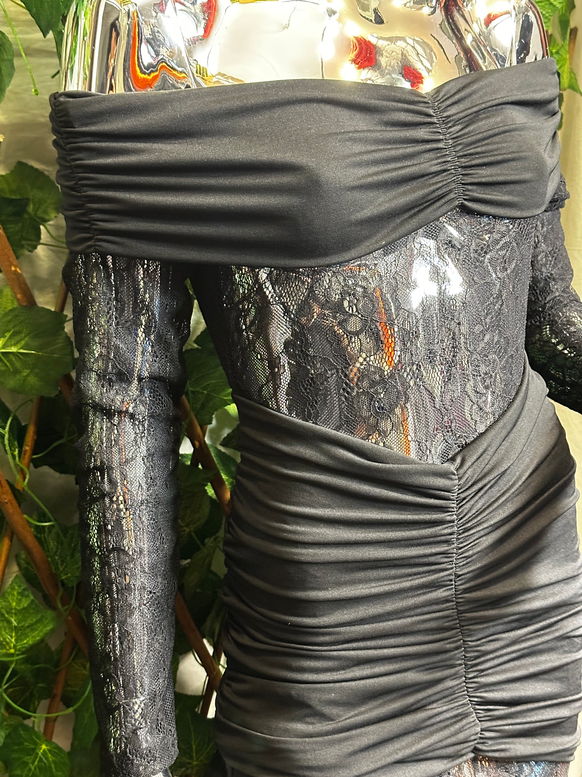 Vestito lungo in pizzo