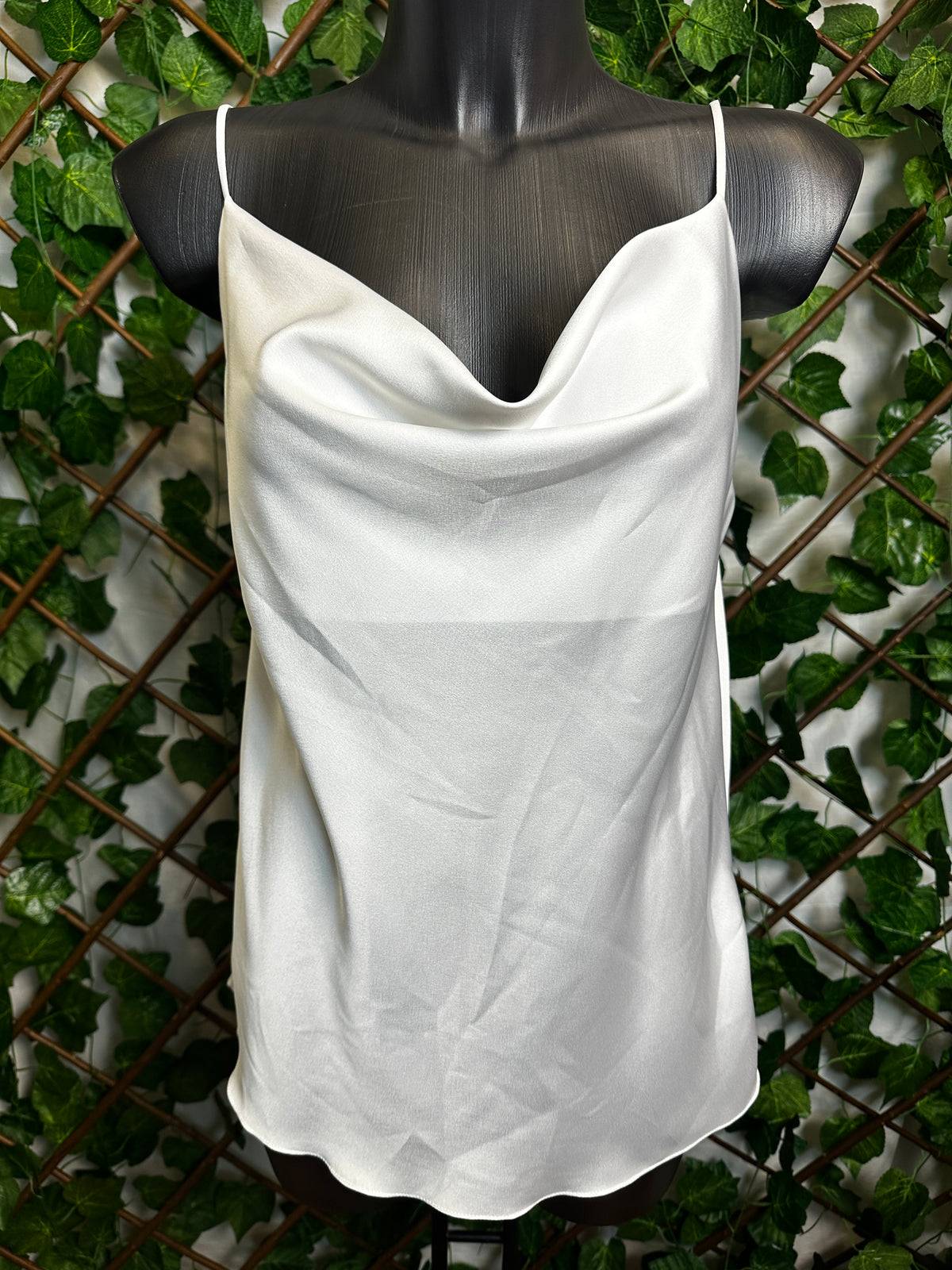 Satin tank top