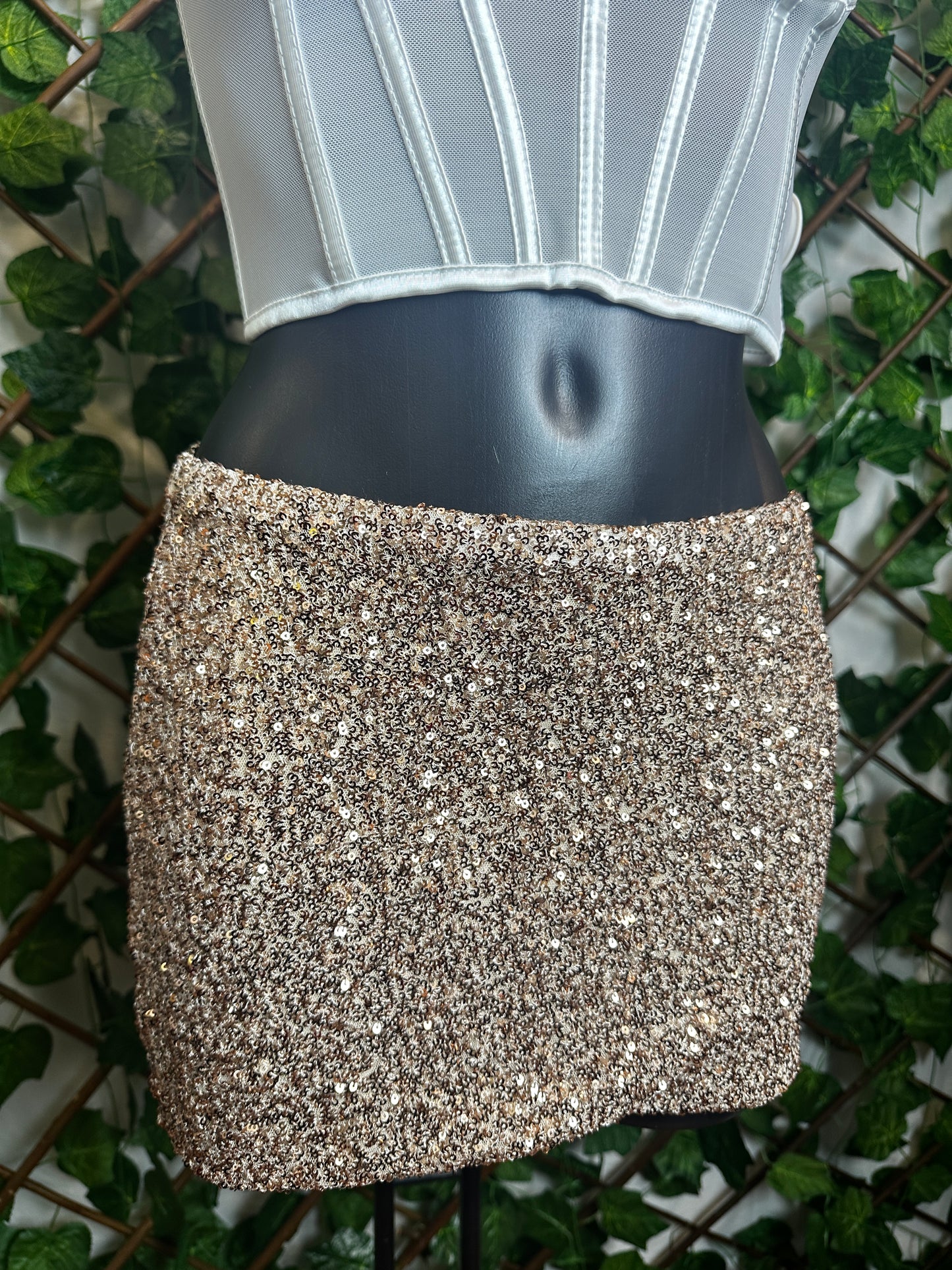 Completo con la stella marina in paillettes