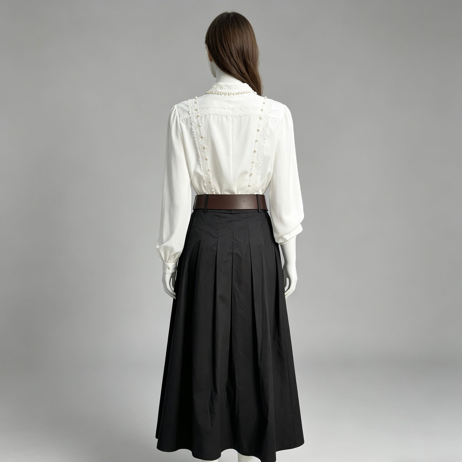 gonna lunga con cintura - BERLY MODA 