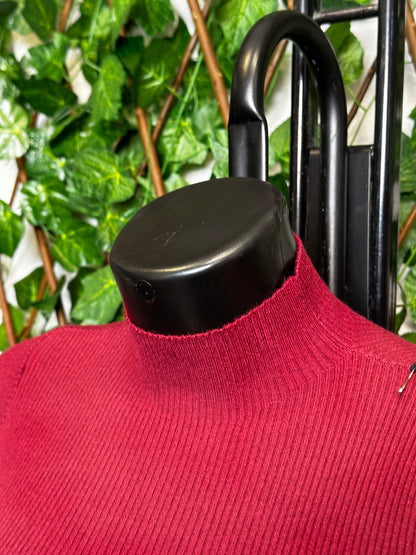 Maglione lungo con le maniche corte