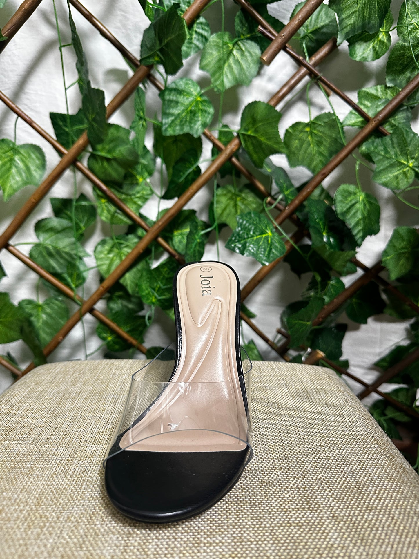 Clear Heeled Sandals (4.5 inch heel)