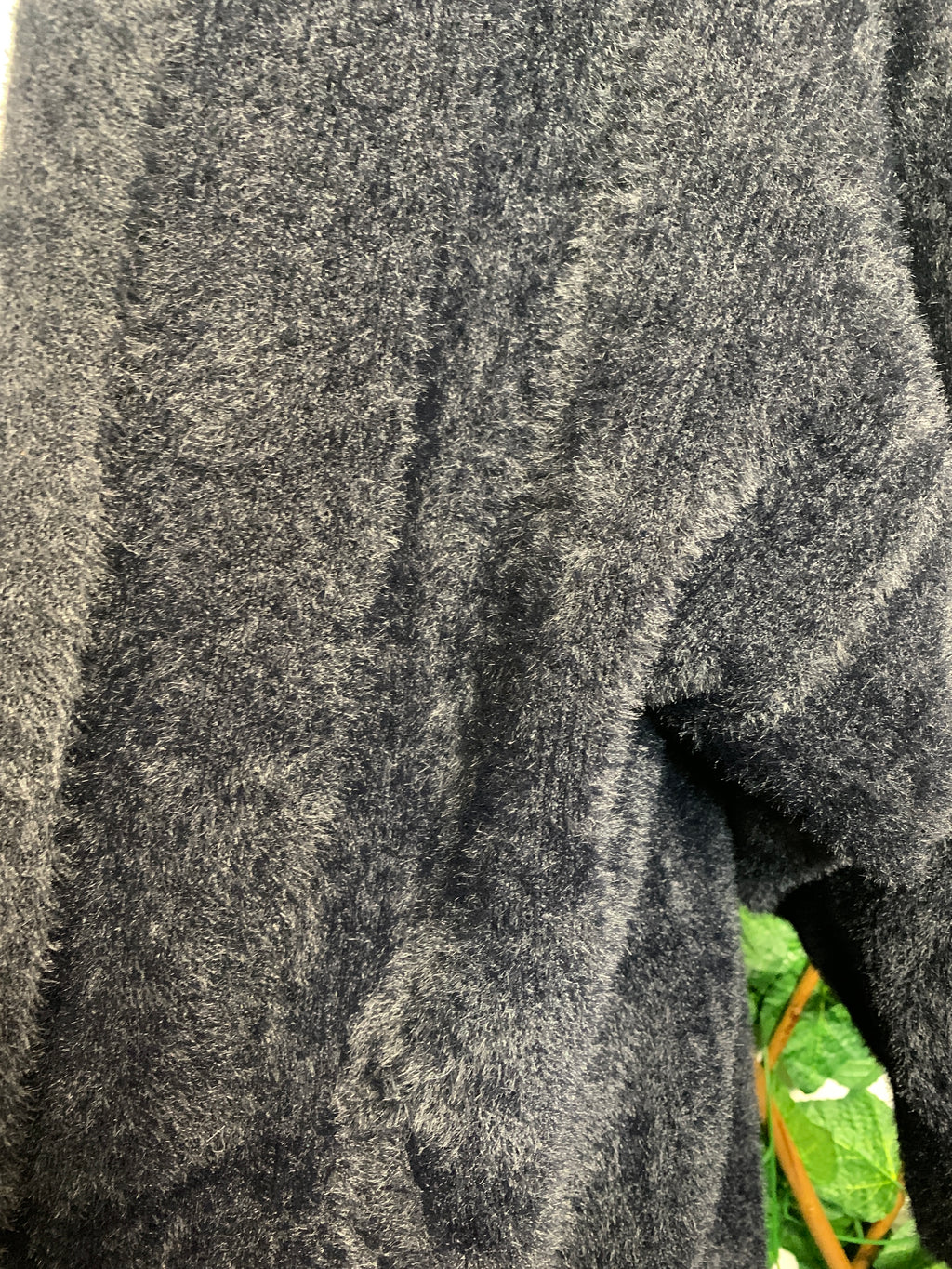 Cardigan lunga in peluche