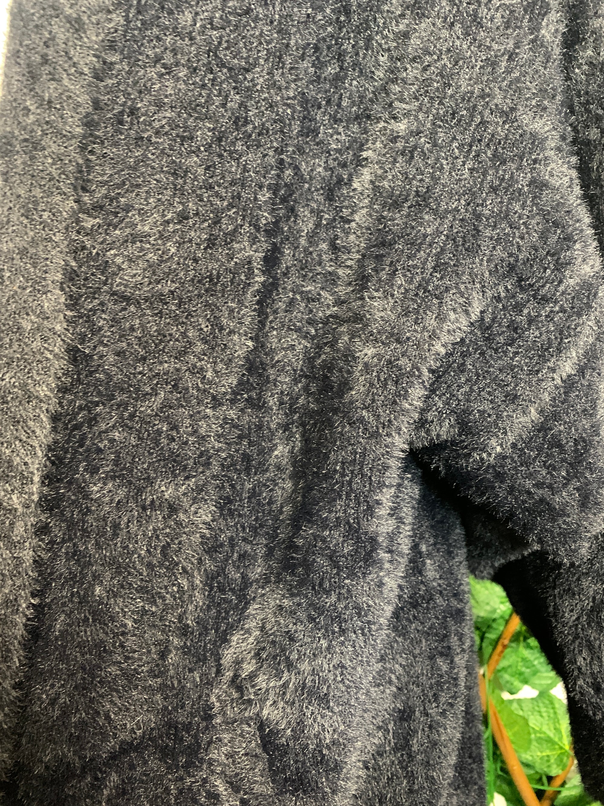 Cardigan lunga in peluche