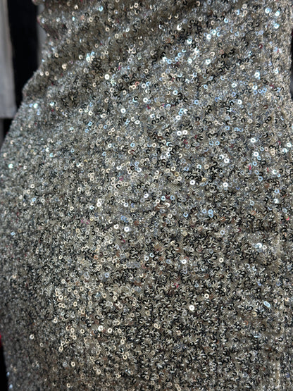 Mini-abito a fascia full paillettes – GALAXY SHOCK 💎✨