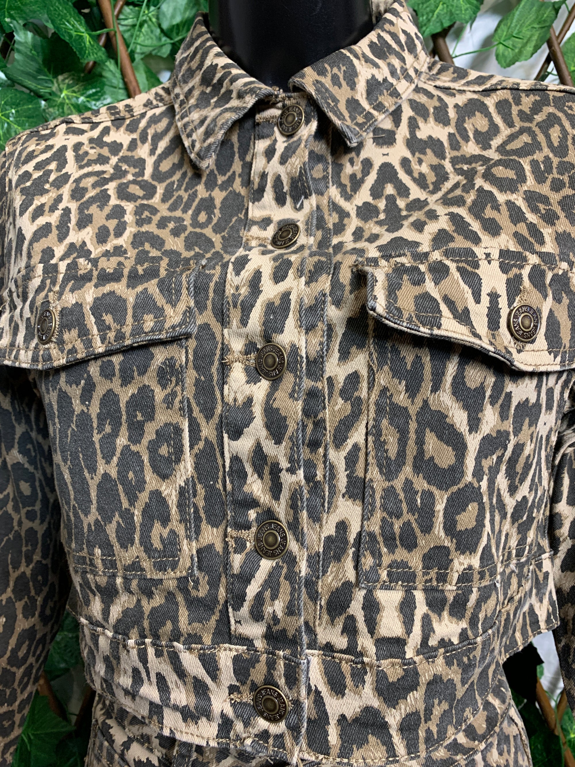 Leopard print suit