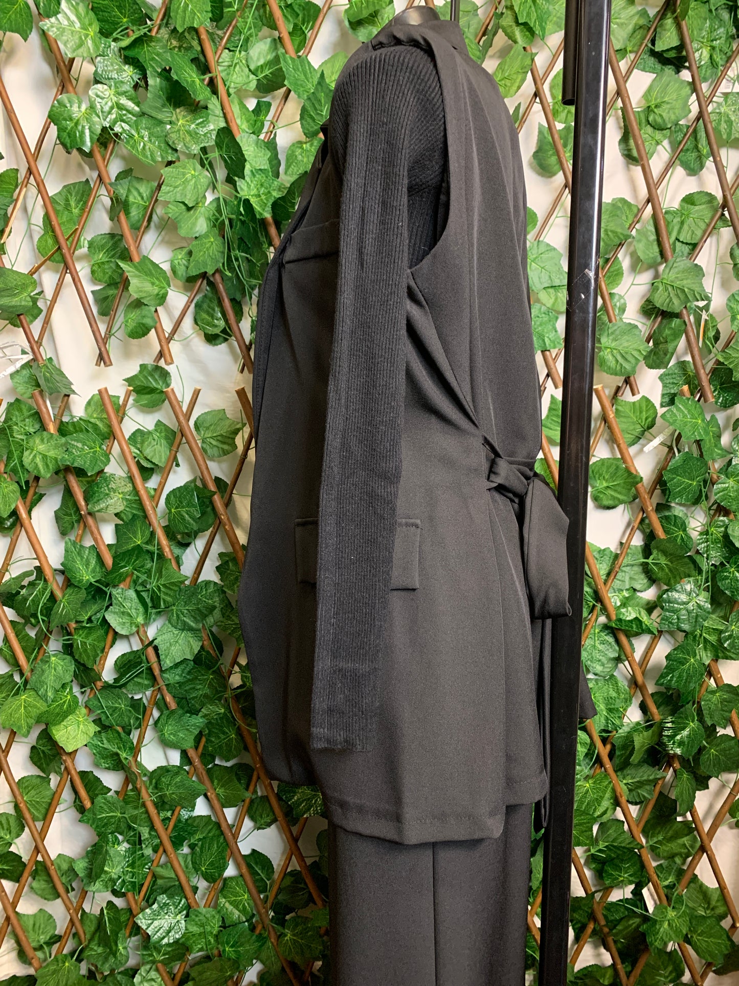 Completo gillet lunga con pantaloni