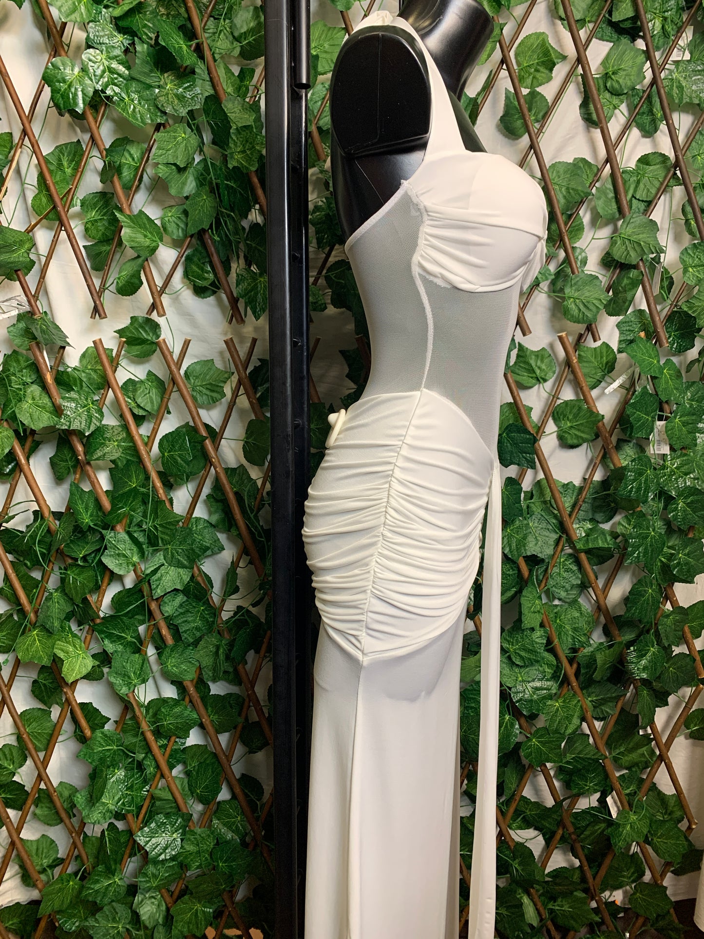 Elegant Sheer Dress - Made in Italy