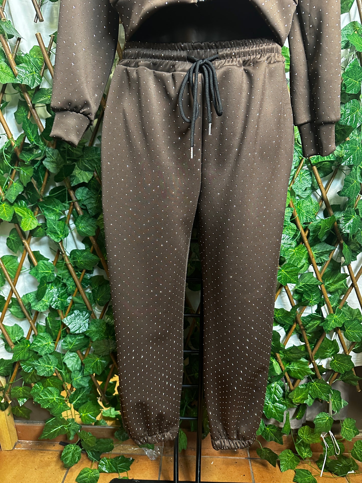 Completo sportivo brillantinato