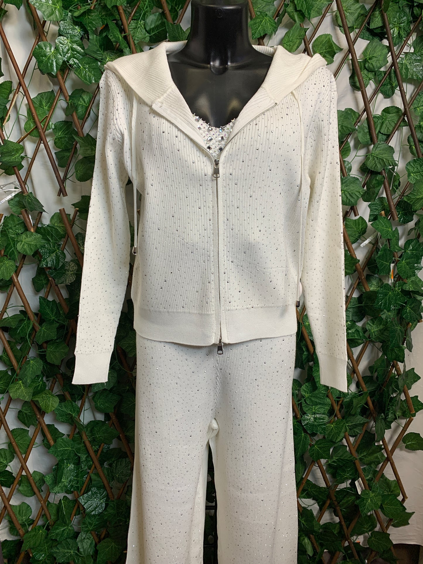 Tuta completo con brillantini