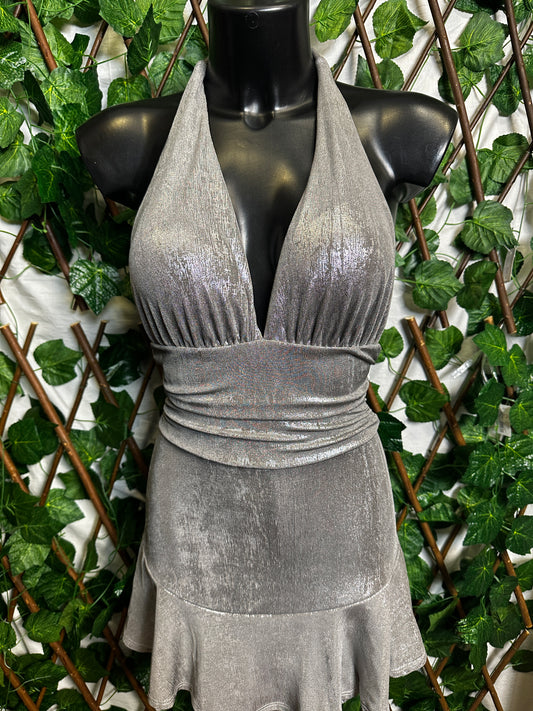 Minidress brillantinato