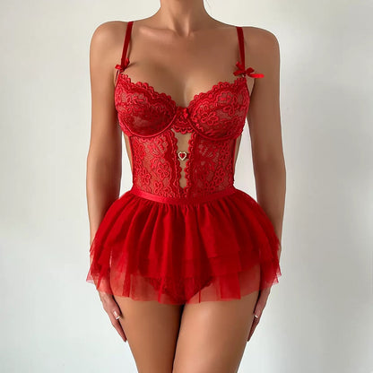 Lingerie con gonna a tutu