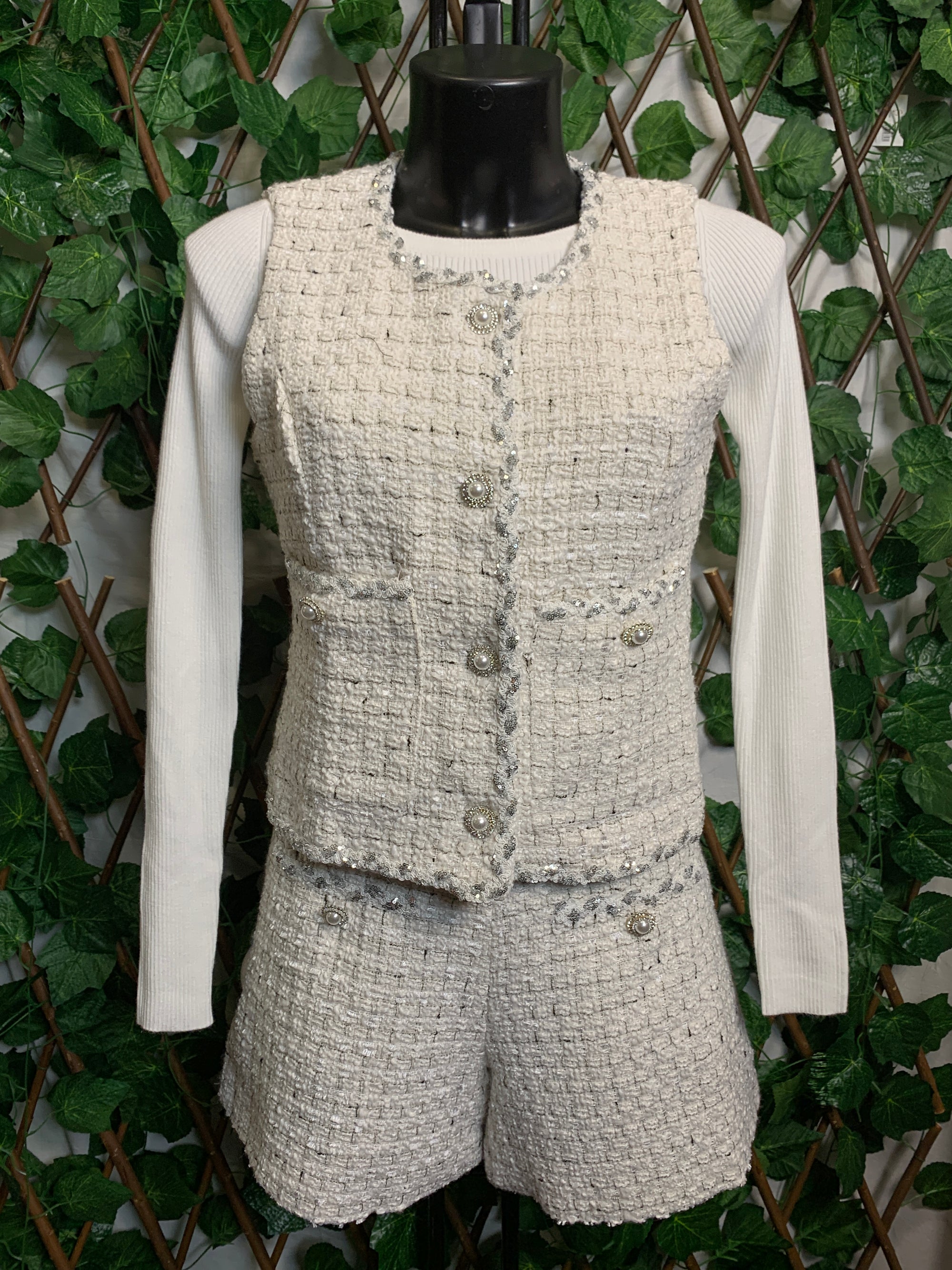 Completo in tweed