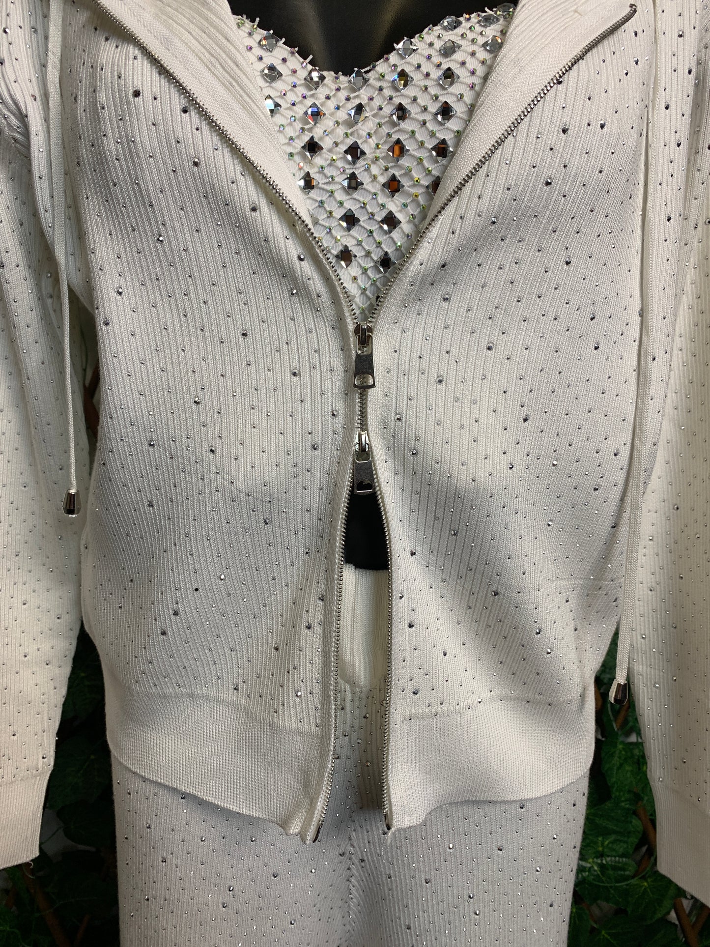 Tuta completo con brillantini