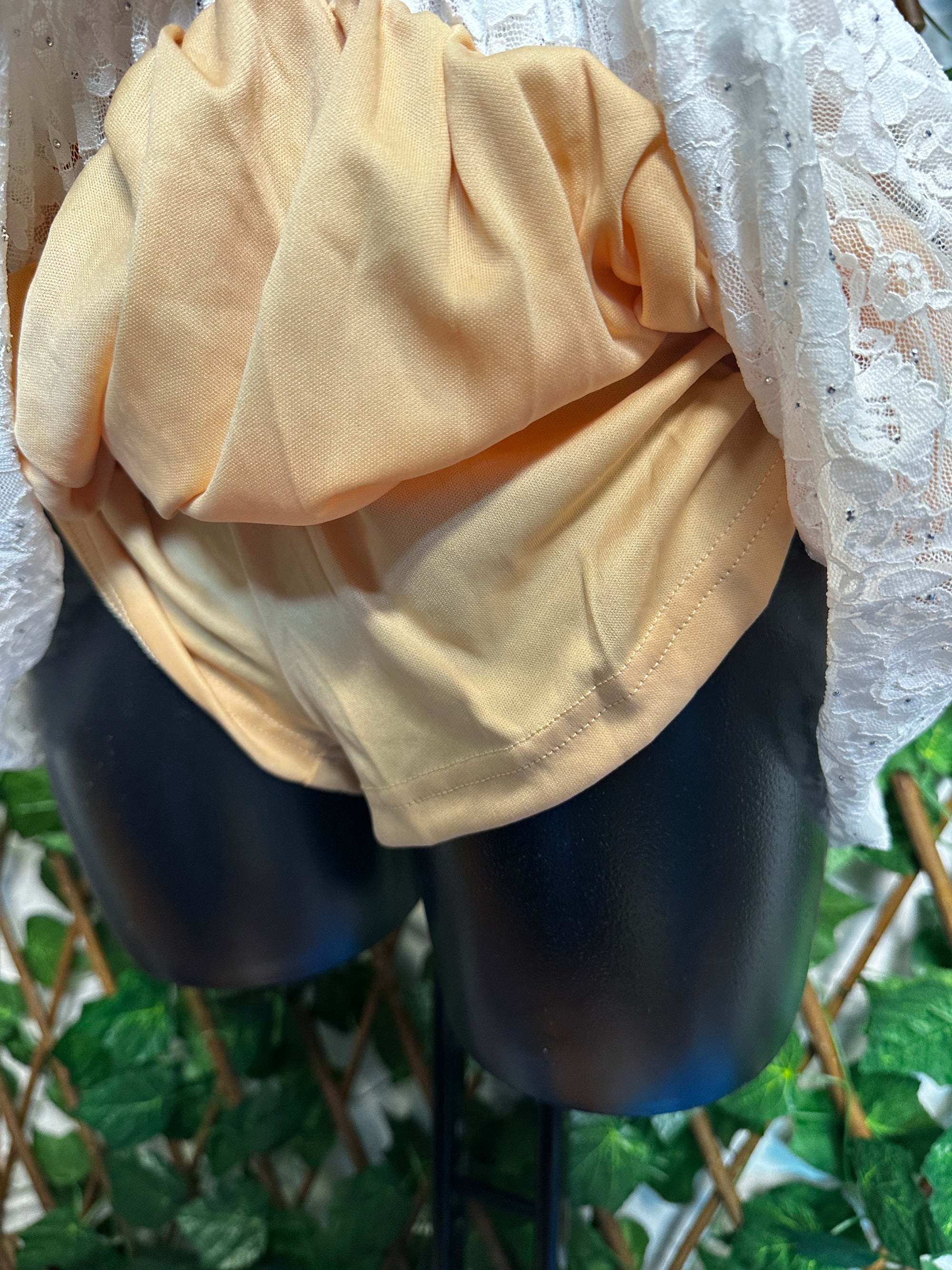 Vestito corto in pizzo | taglia unica