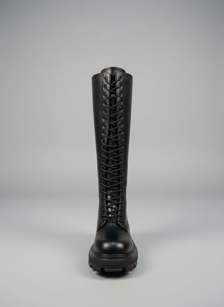 Anfibi alti stringati con suola carro armato – RITMO RIBELLE