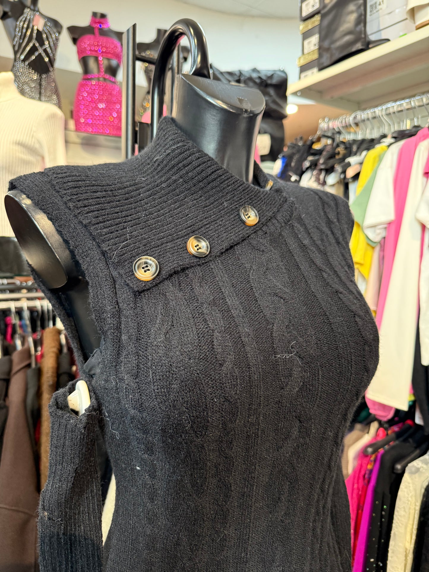 Knitted mini dress with split sleeves – MYSTERIOUS GLACIAL ❄️🔥