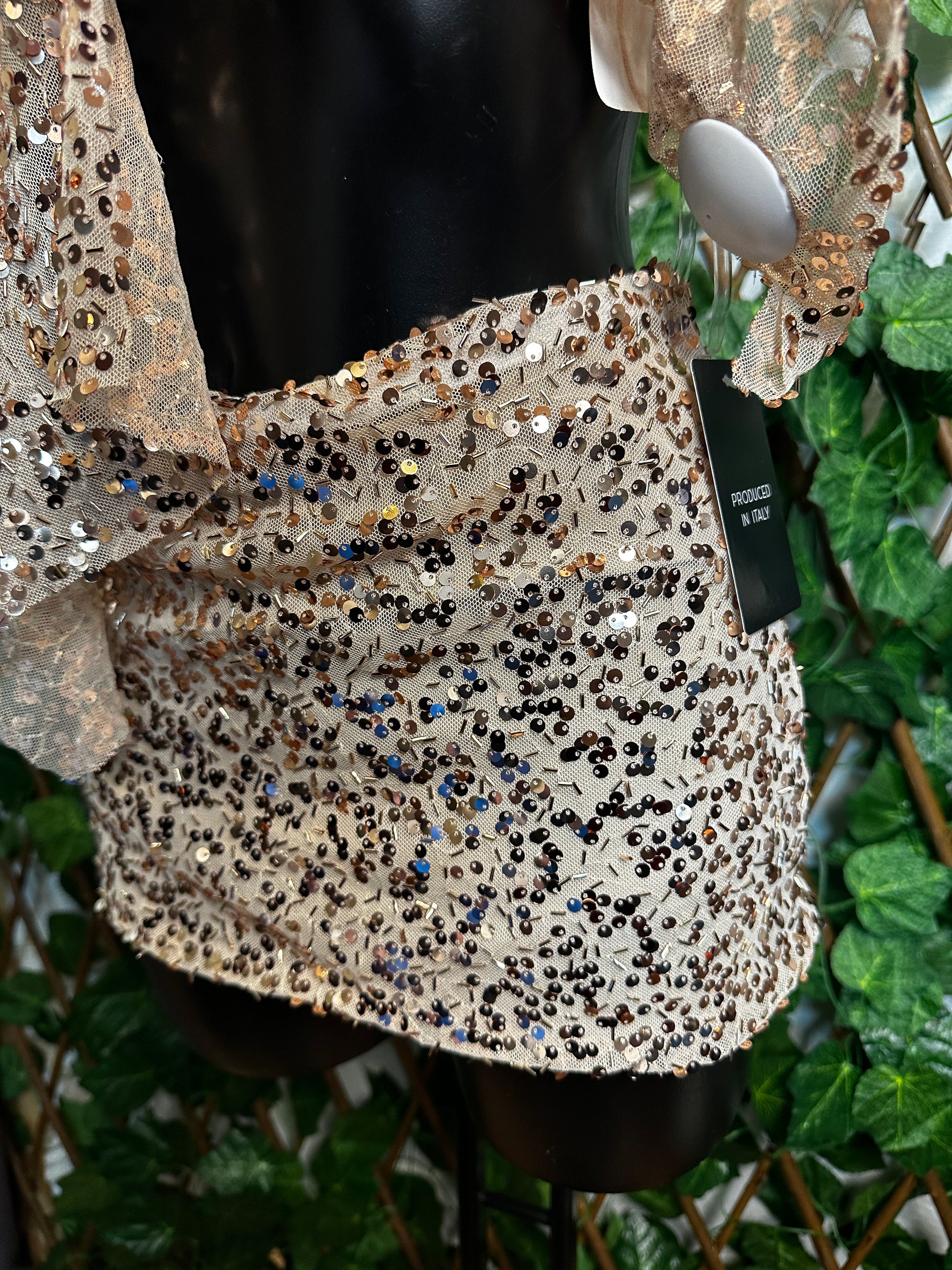 Completo Ibiza in paillettes | taglia unica