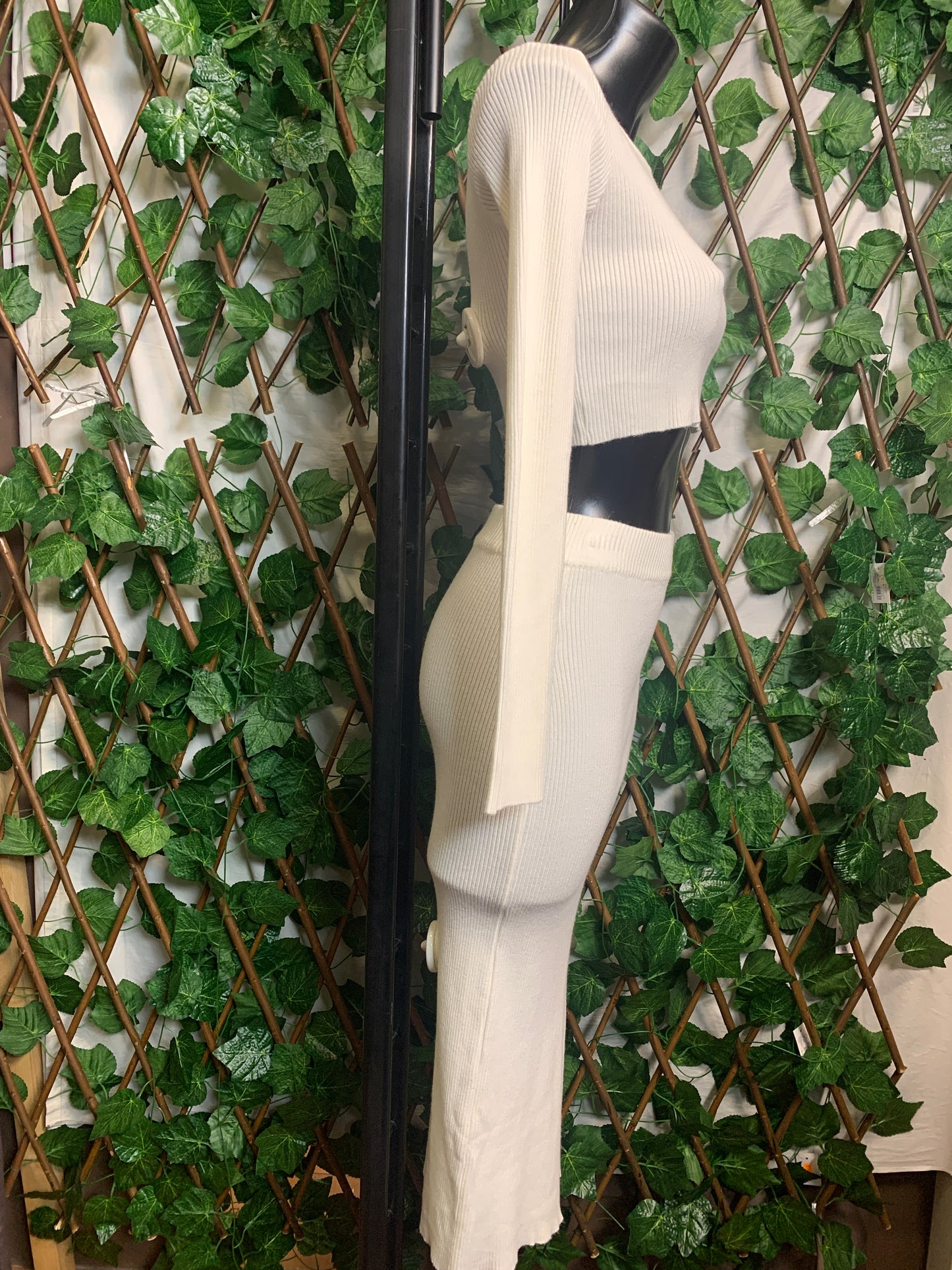 Completo in maglia a gonna lunga