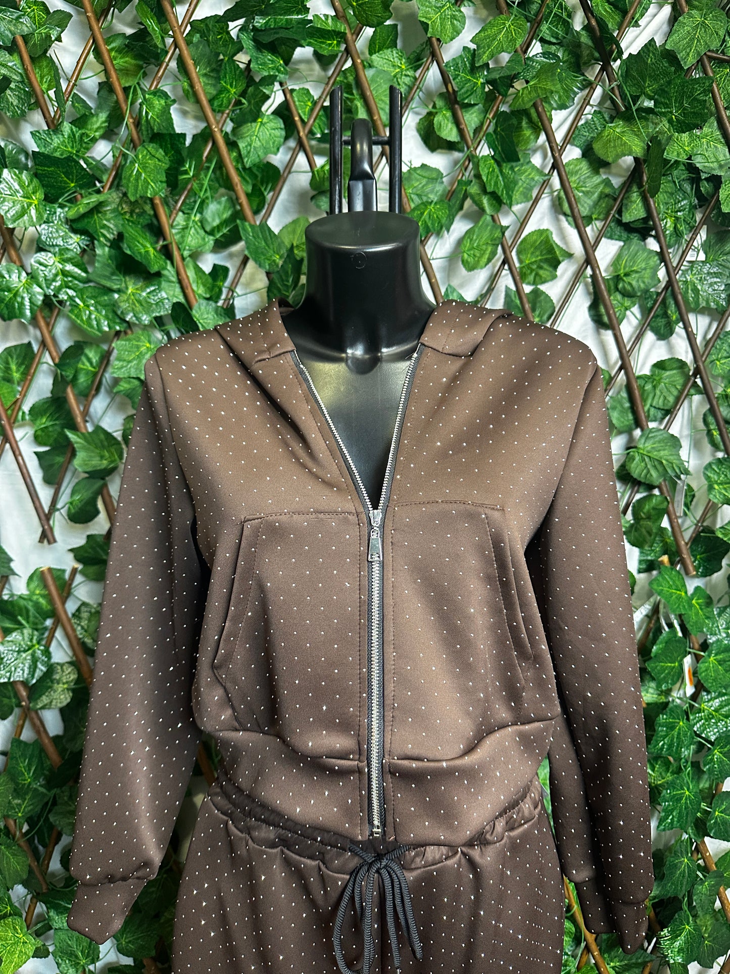 Completo sportivo brillantinato