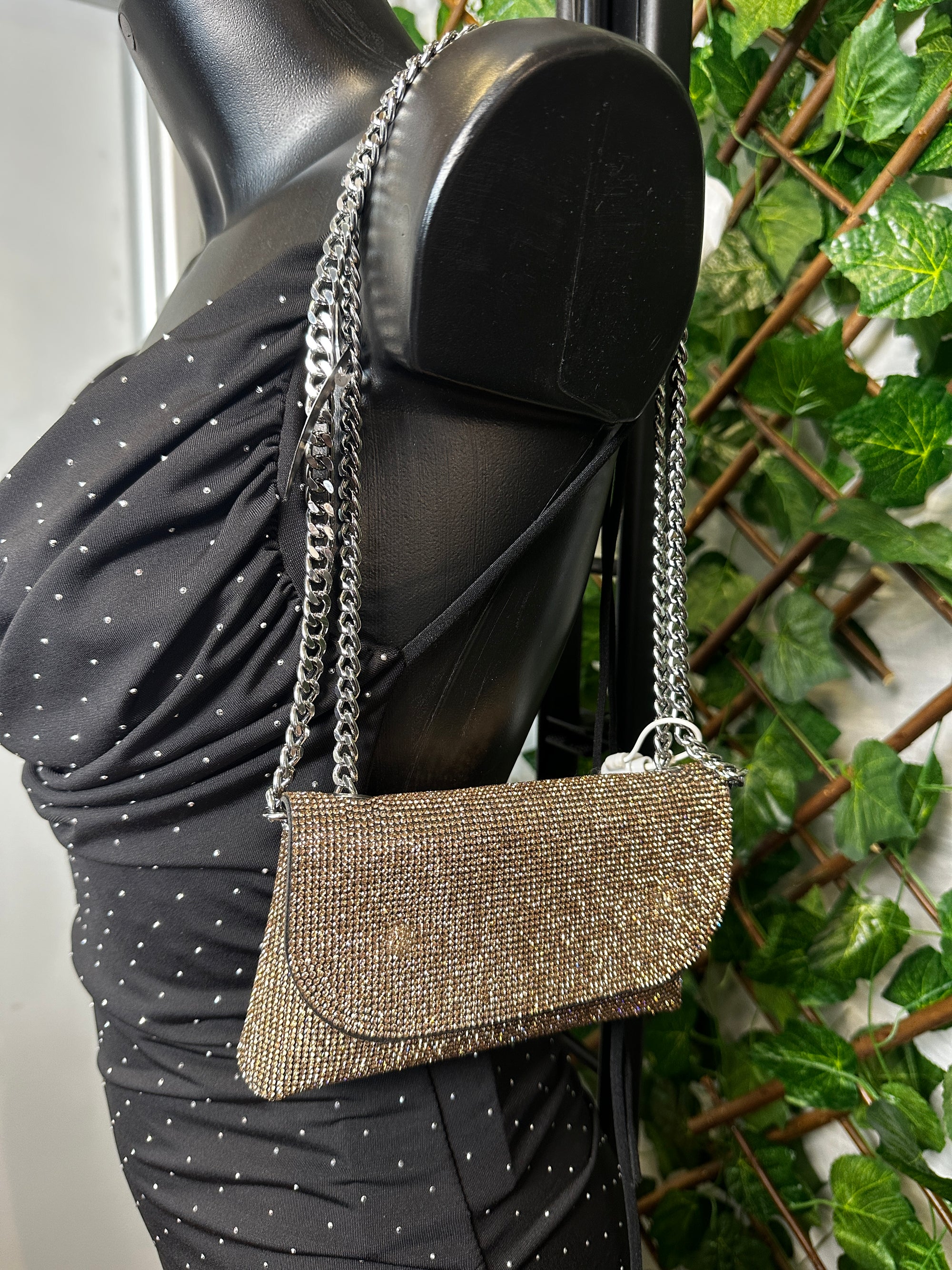 Borsa brillantinata