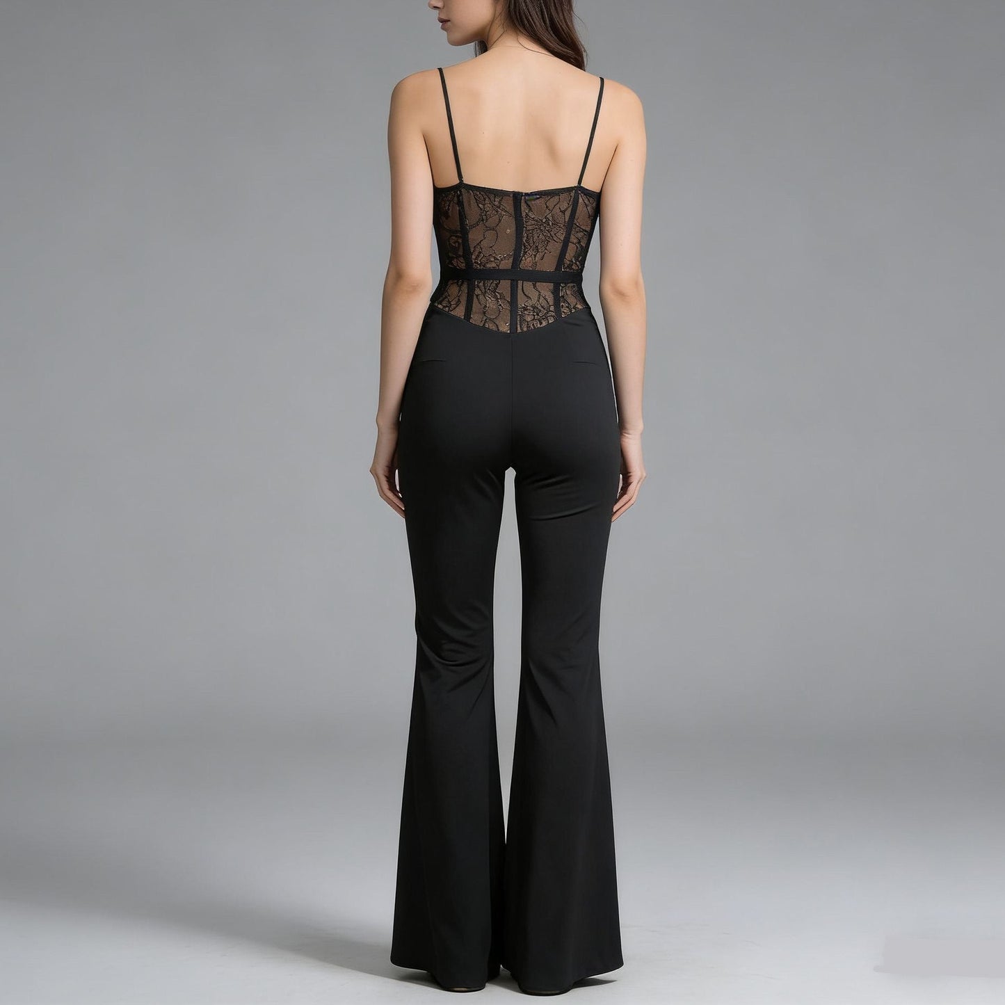 Tuta lunga con coppa in pizzo - BERLY MODA 