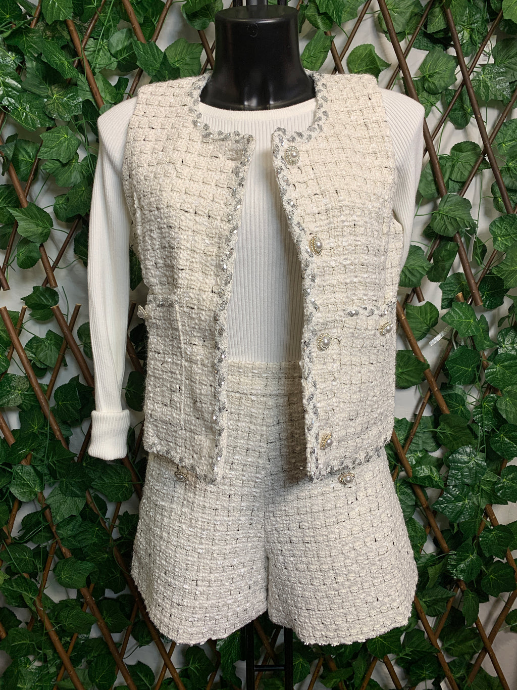 Completo in tweed