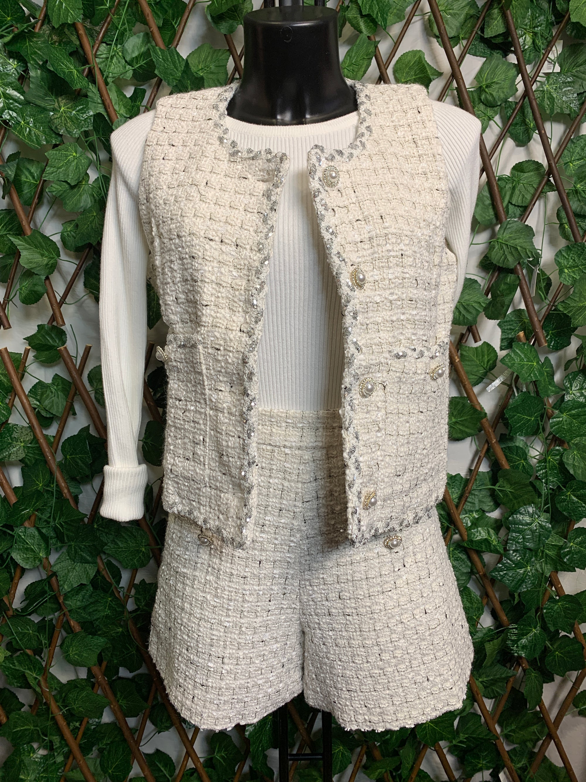 Completo in tweed