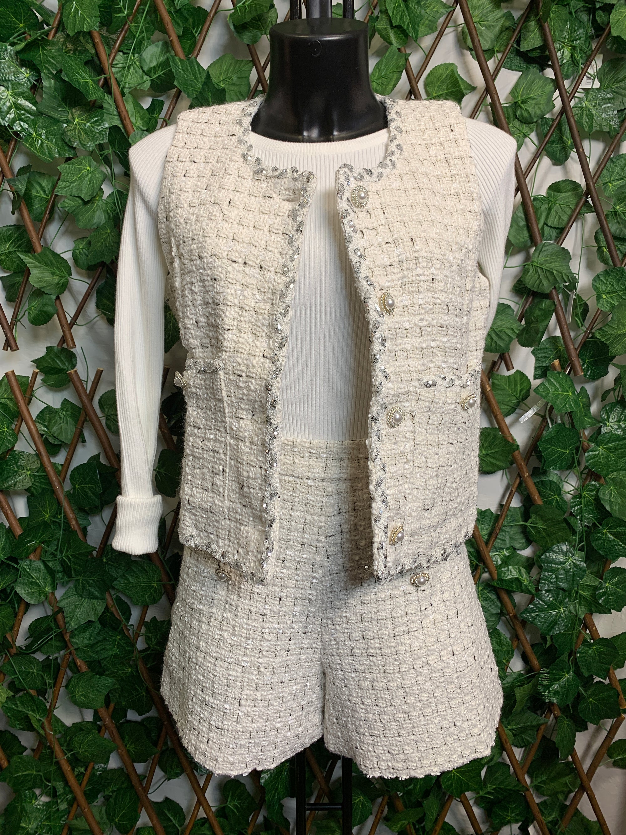 Completo in tweed