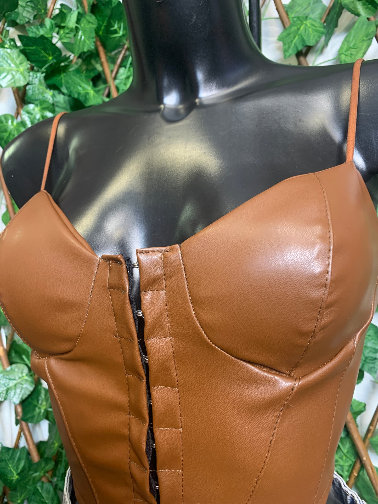 Leather bodice
