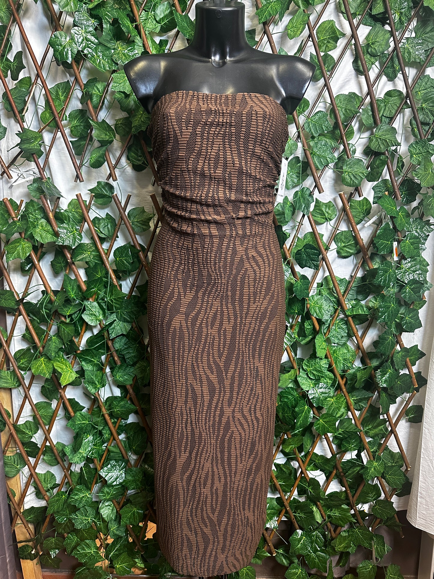 Vestito lungo a fascia aderente speciale