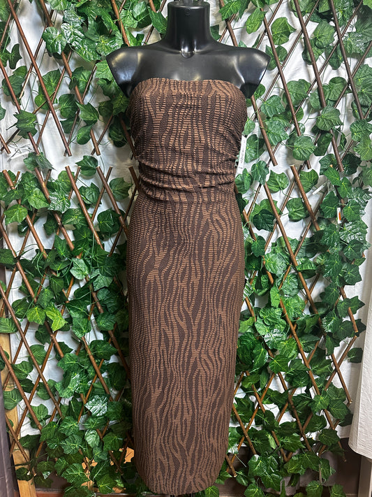 Vestito lungo a fascia aderente speciale