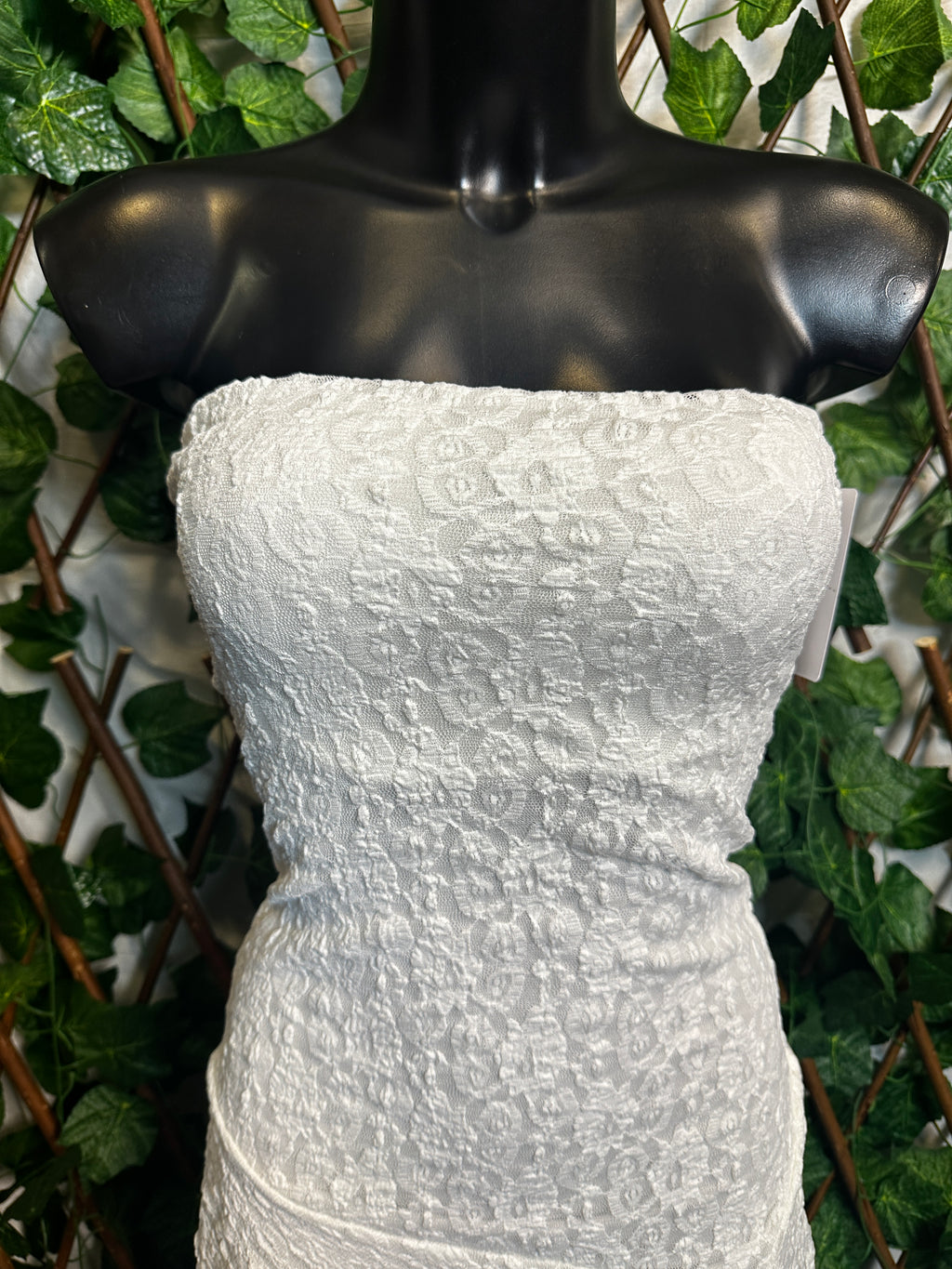 Modello crepe: vestito corto con le coppe | taglia unica