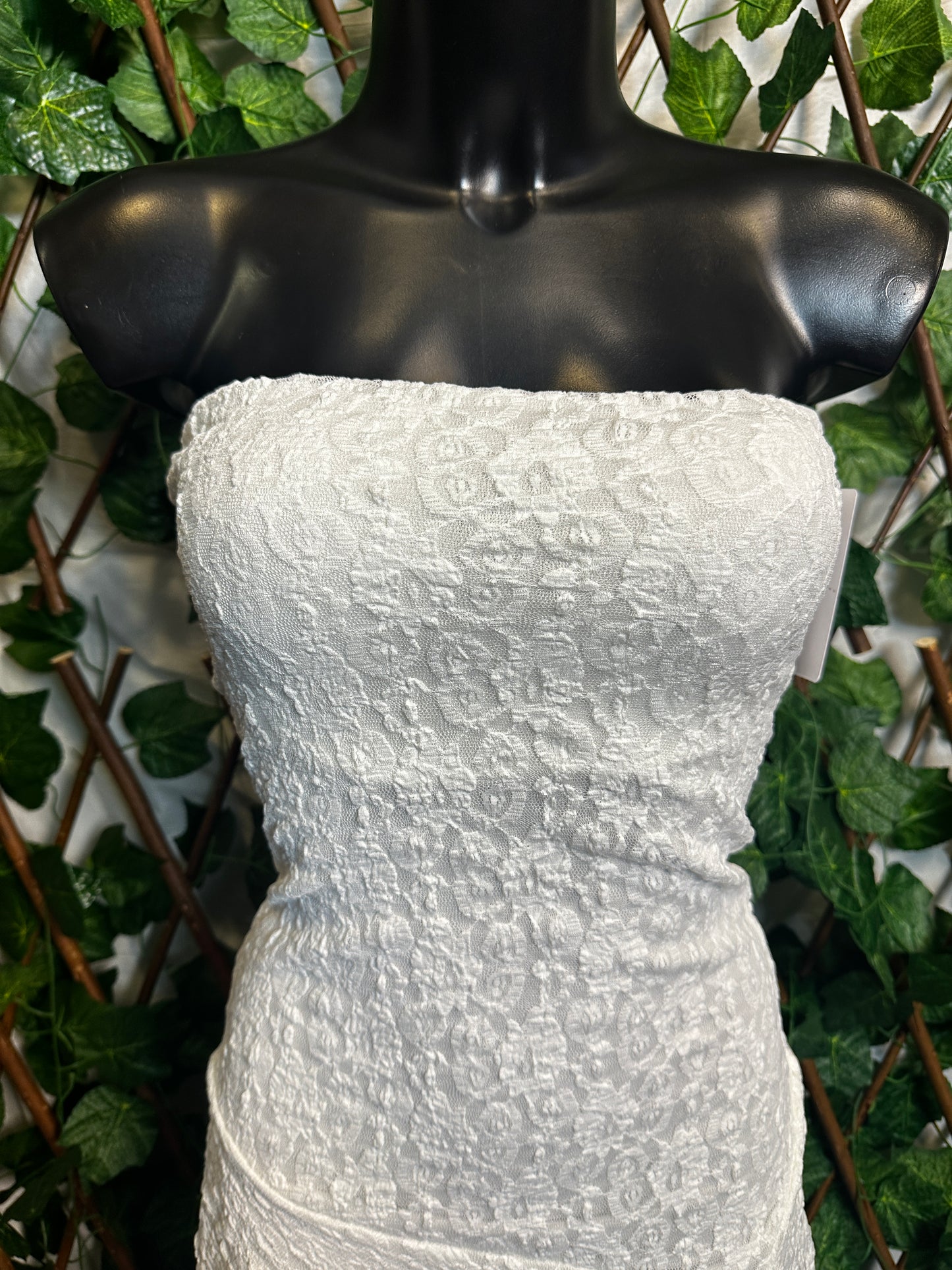 Crepe Dress: Short Dress with Cups | One Size