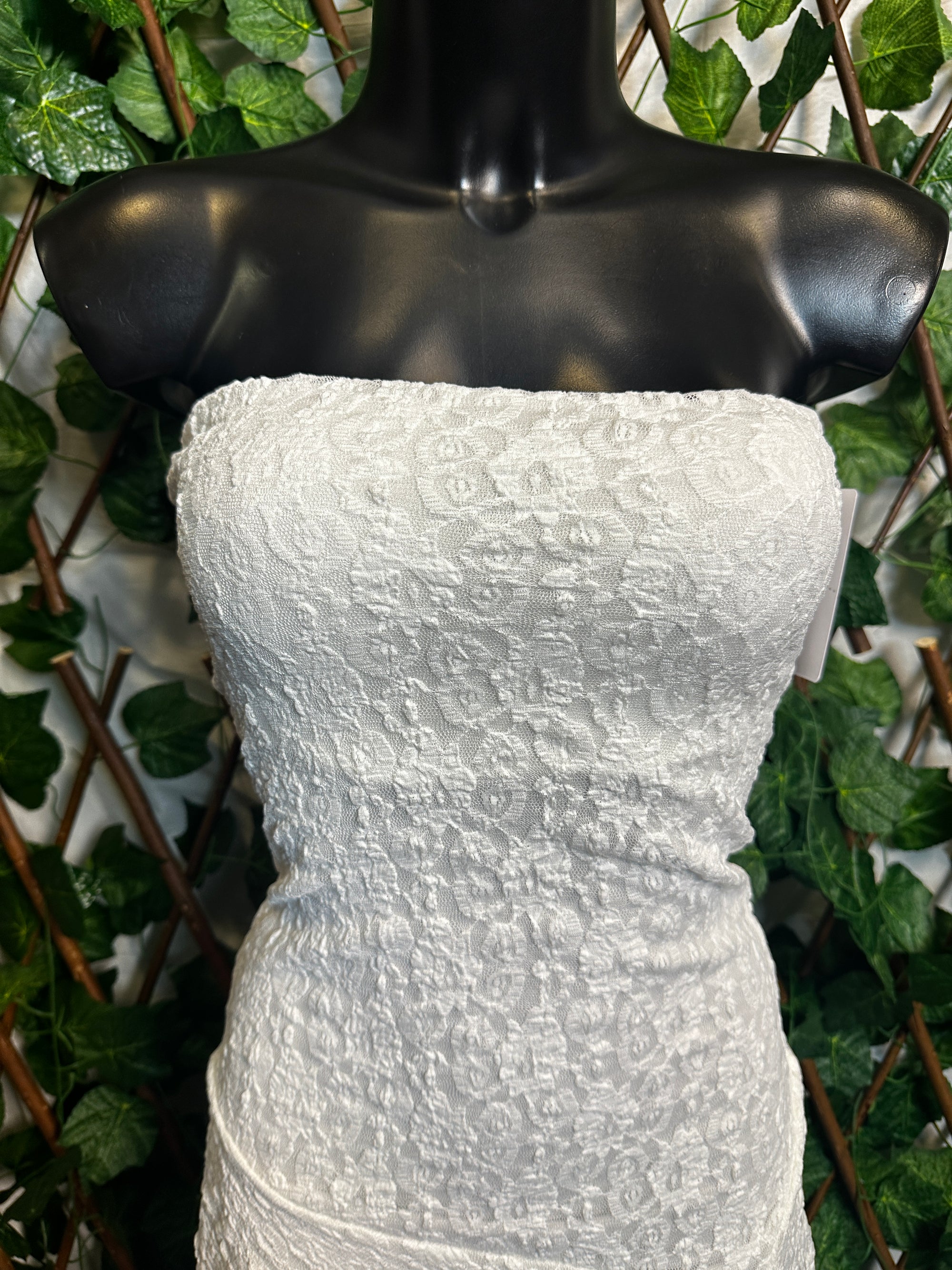 Modello crepe: vestito corto con le coppe | taglia unica