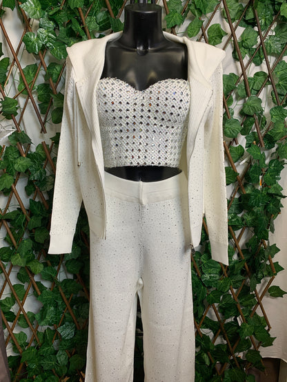 Tuta completo con brillantini