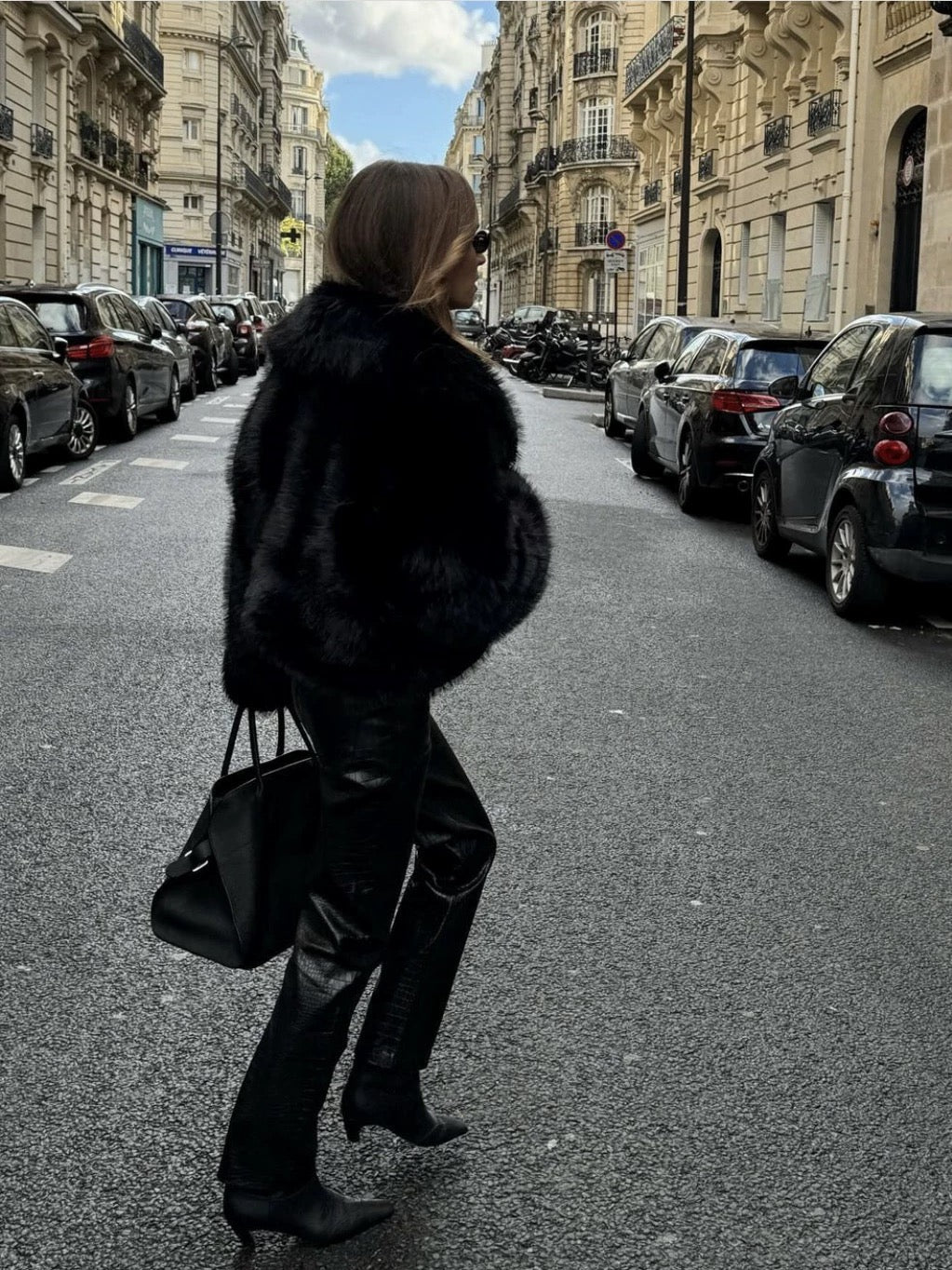 Short fur jacket