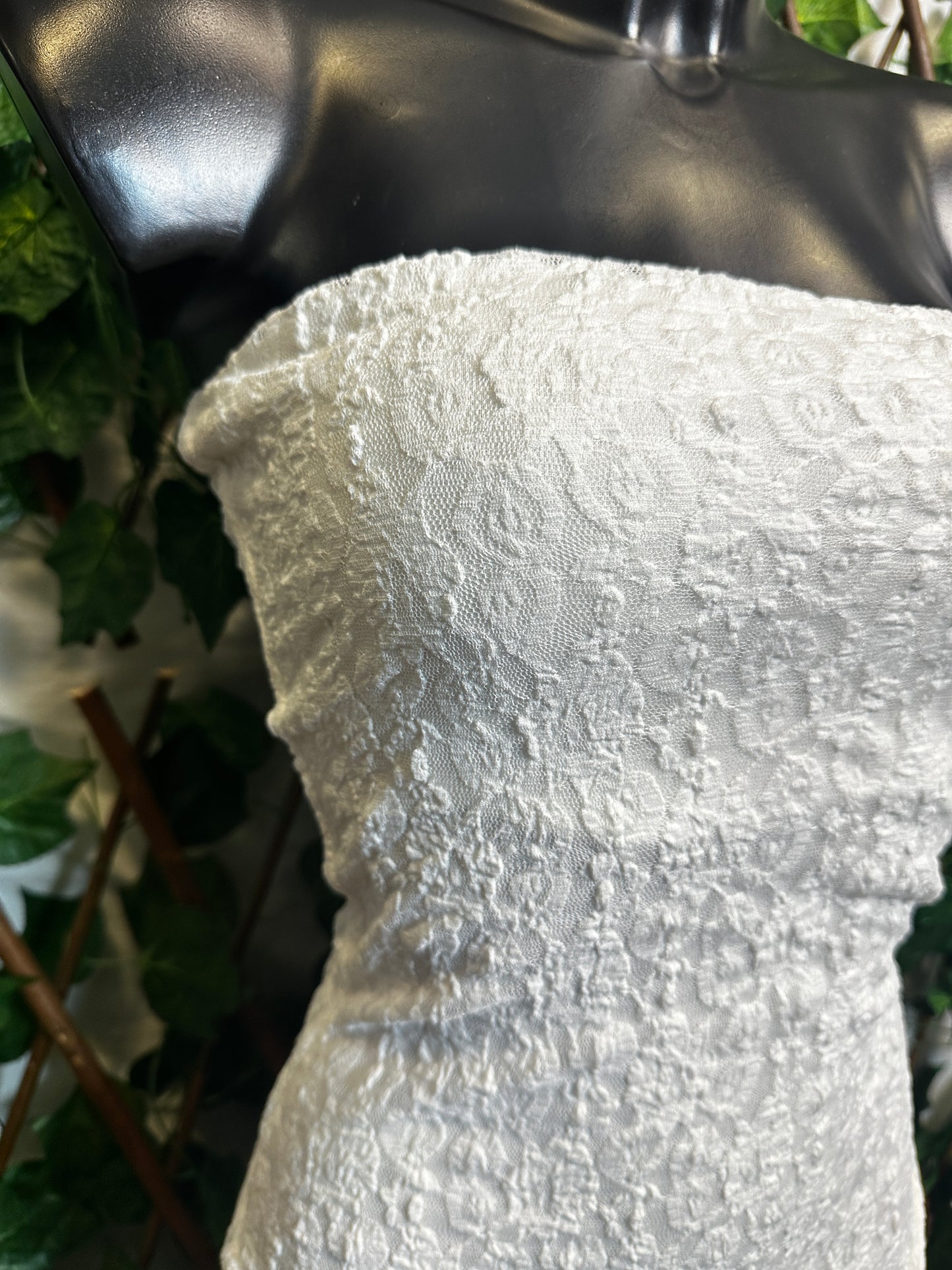 Crepe Dress: Short Dress with Cups | One Size