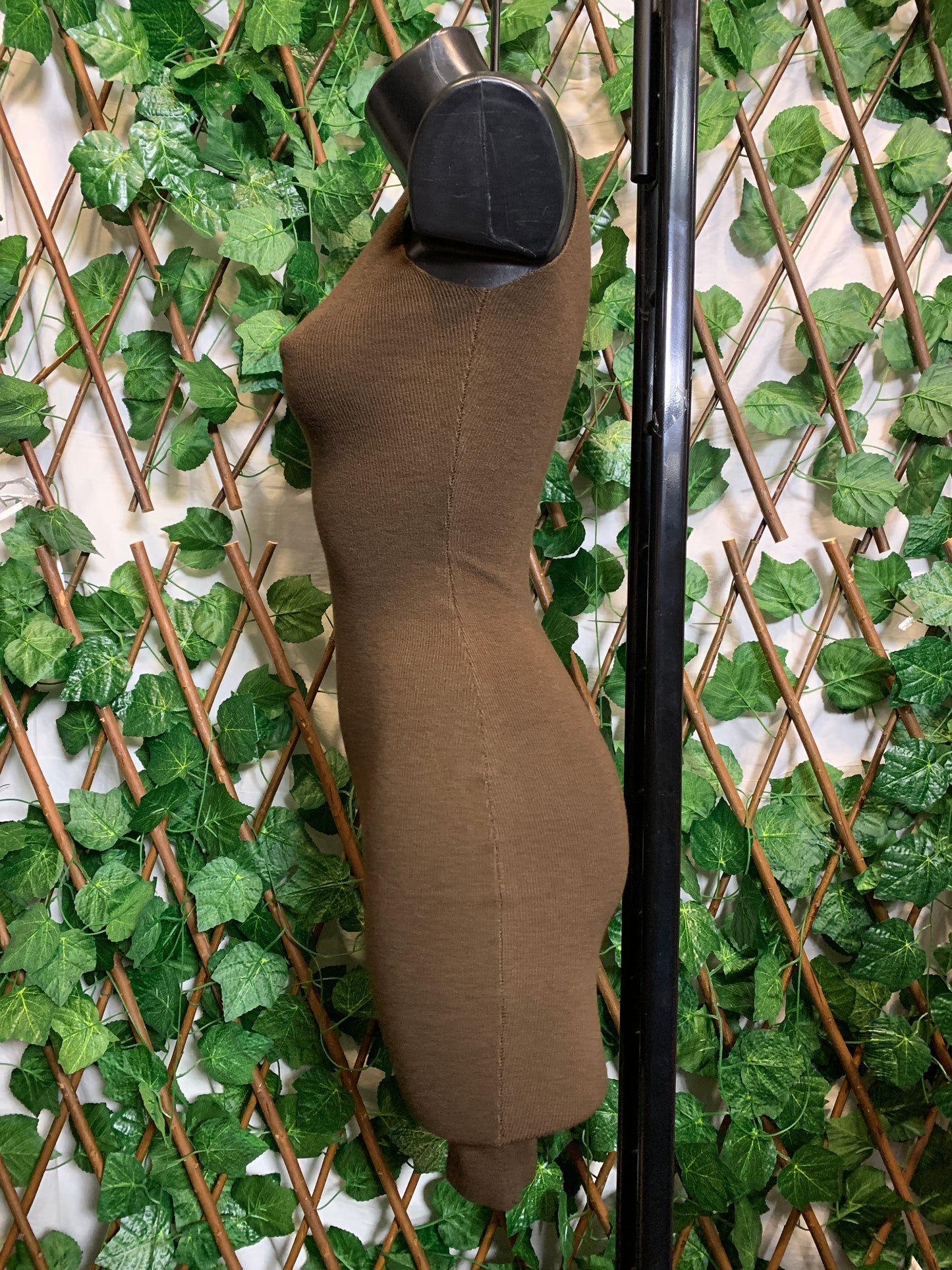 Completo in maglia: vestito corto e una copre spalle