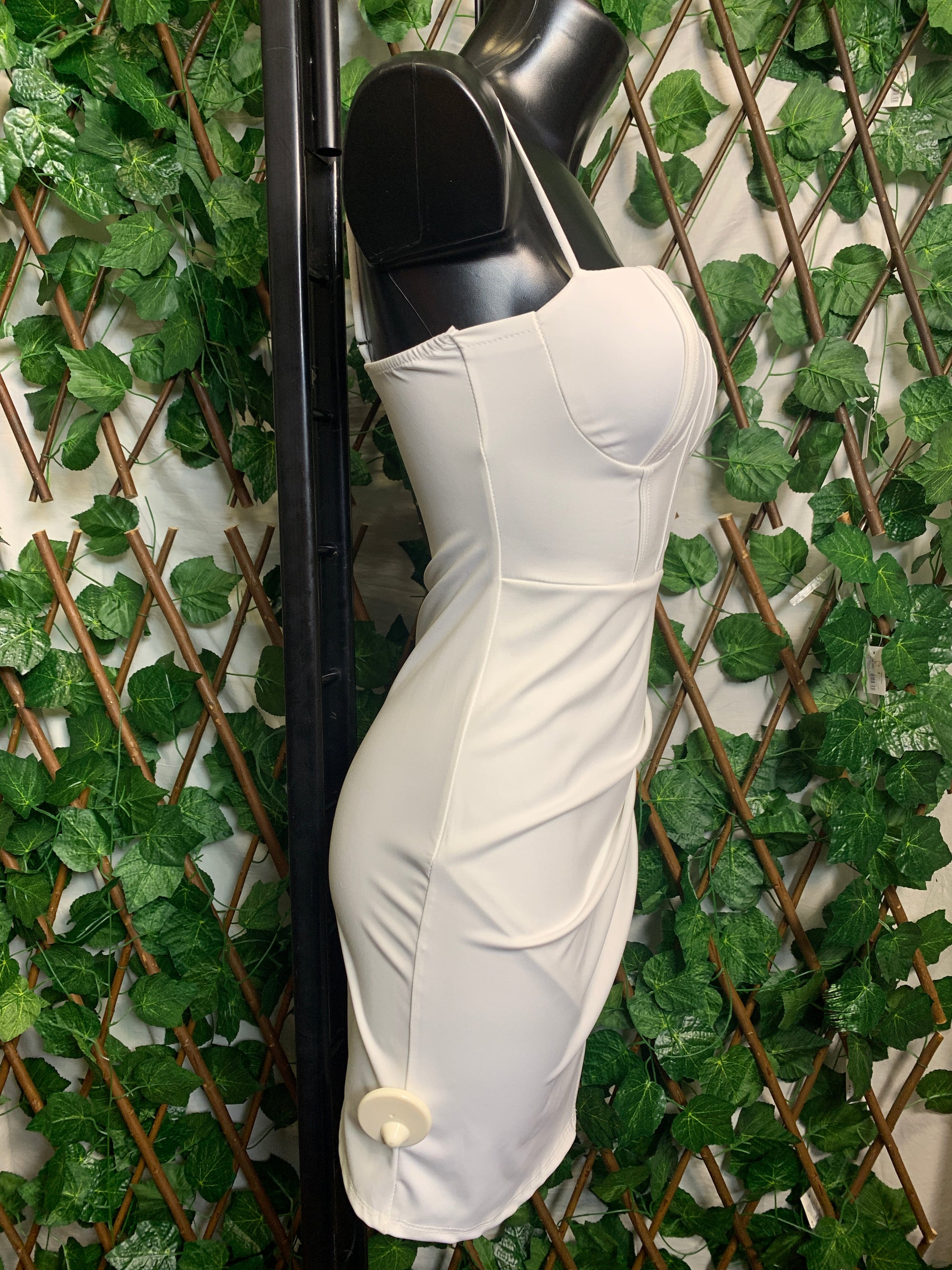 Vestito corto a corpetto