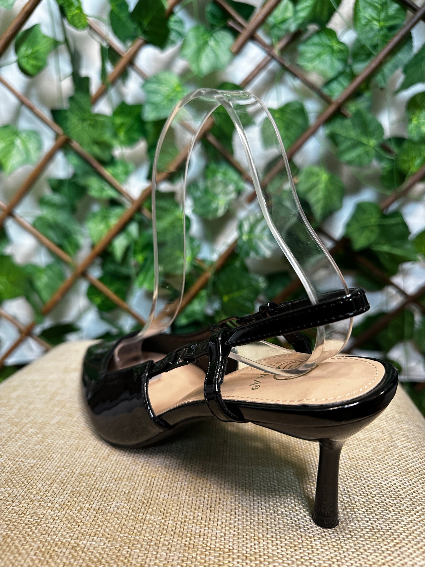 Polished low heels (3 inch heel)