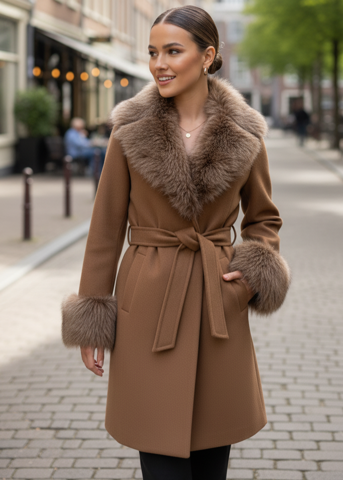 🧥 Vuoi un cappotto corto elegante ma caldo?

Questo cappotto corto con pelliccia è il capo perfetto per aggiungere un tocco chic ai tuoi outfit invernali.
La pelliccia soffice e voluminosa sul colletto e sui bordi lo rende unico e femminile, mentre il tessuto è leggero ma caldo.
La taglia unica XS–L veste comodamente senza stringere, perfetta da portare anche sopra maglioni o vestiti.

✨ Cappotto Corto con Pelliccia – Chic, Caldo, Raffinato

Perché lo amerai

Taglia unica, veste da XS a L