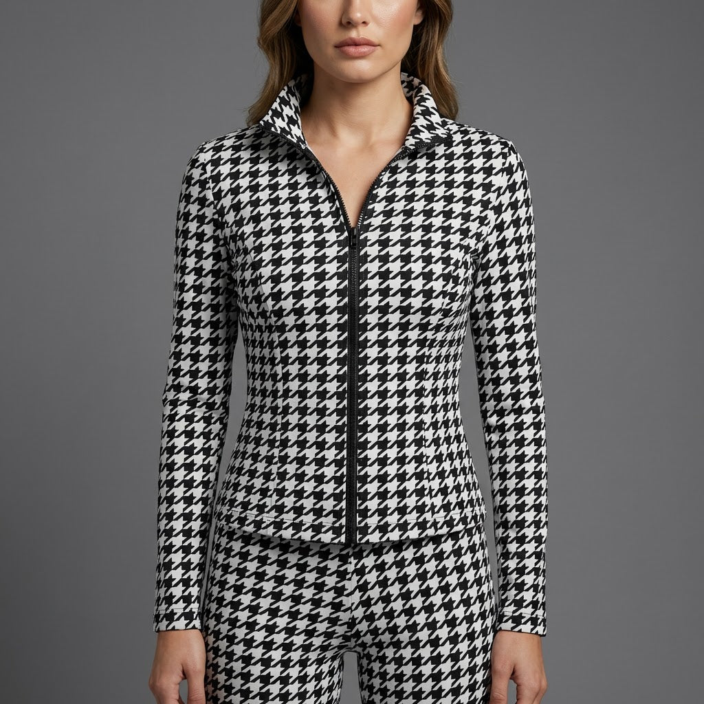 Completo Jogger Chic & Cozy – Felpa Crop Zip & Pantalone Wide Leg - BERLY MODA 