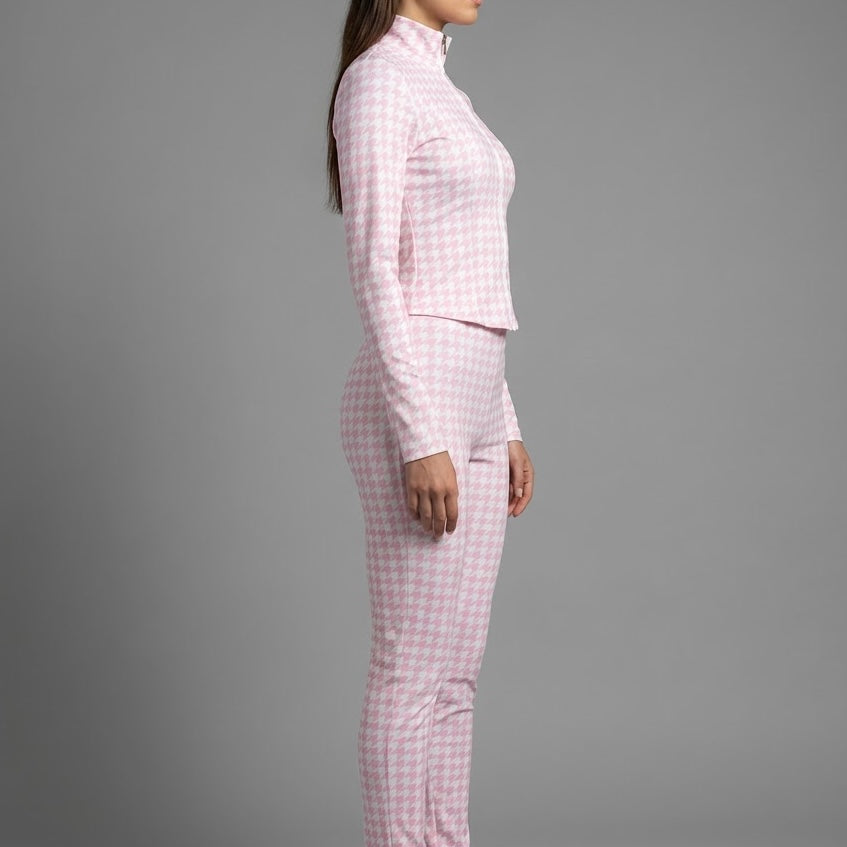 Completo Jogger Chic & Cozy – Felpa Crop Zip & Pantalone Wide Leg - BERLY MODA 