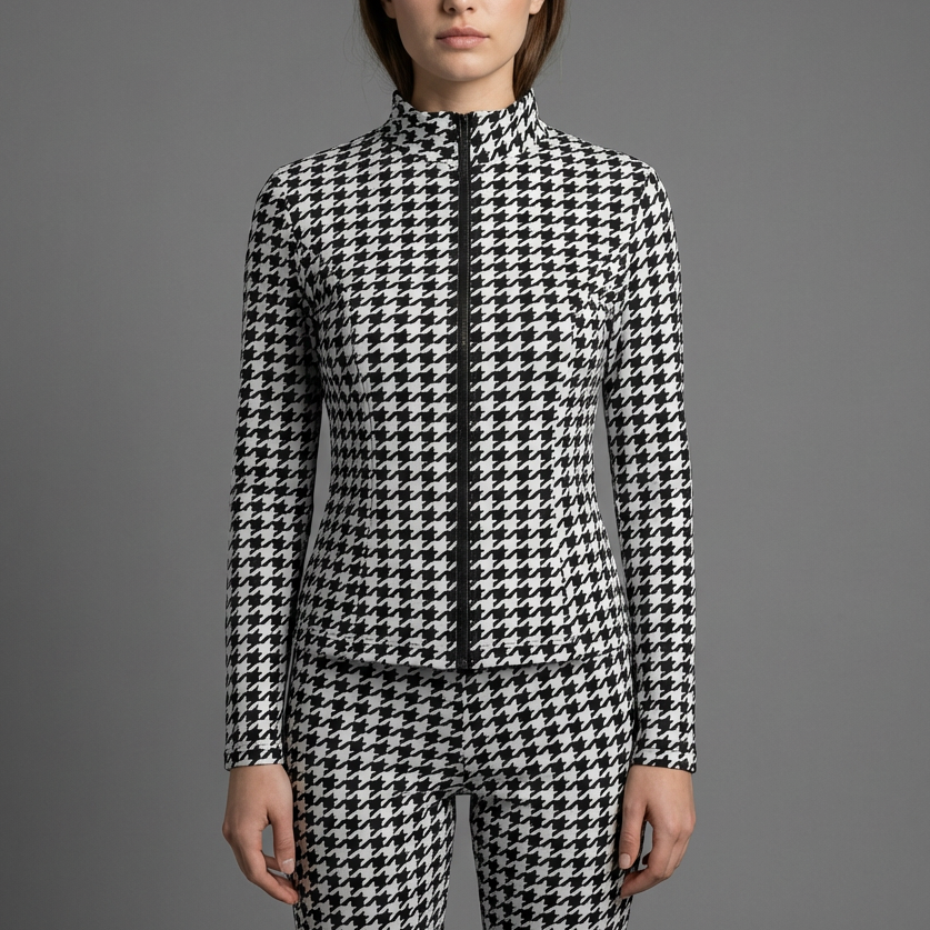 Completo Jogger Chic & Cozy – Felpa Crop Zip & Pantalone Wide Leg - BERLY MODA 