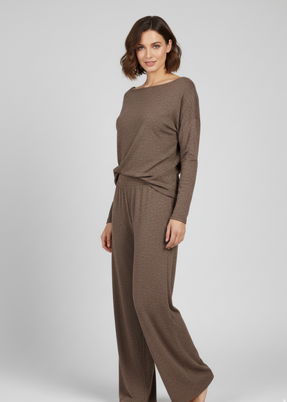 🤎 Completo in maglia a maniche lunghe – CALMA SENSUALE