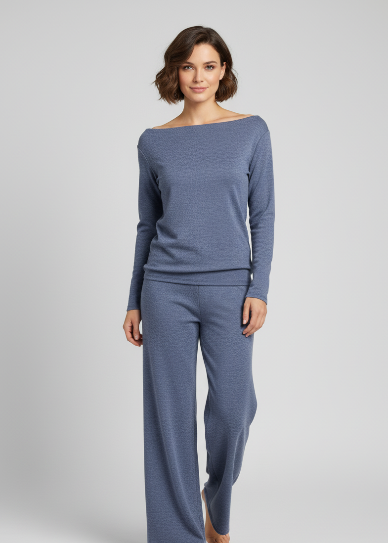 🤎 Completo in maglia a maniche lunghe – CALMA SENSUALE