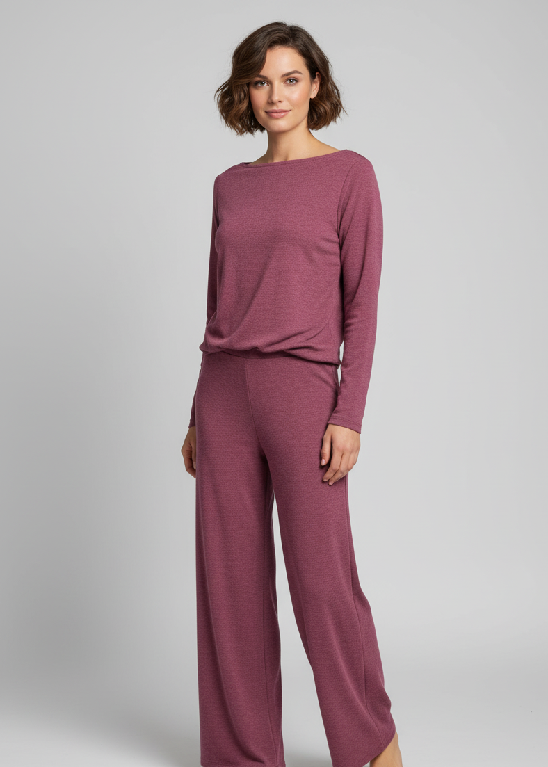 🤎 Completo in maglia a maniche lunghe – CALMA SENSUALE