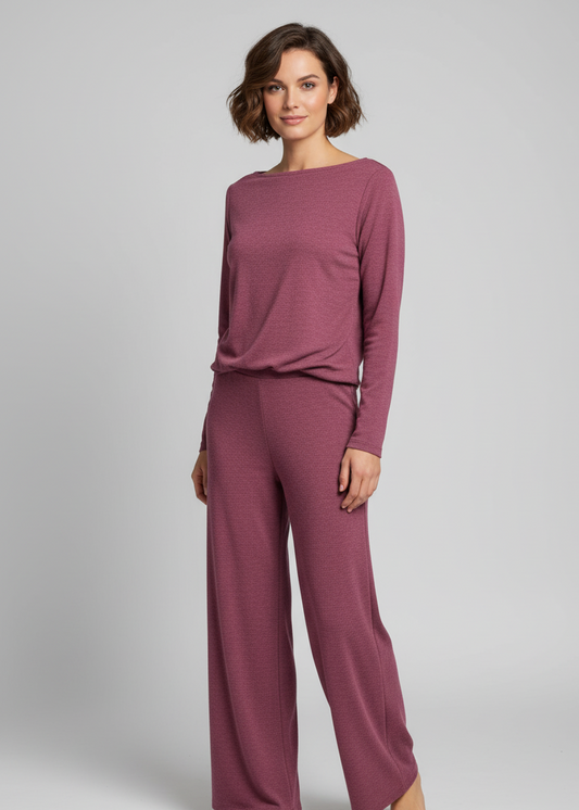 🤎 Completo in maglia a maniche lunghe – CALMA SENSUALE