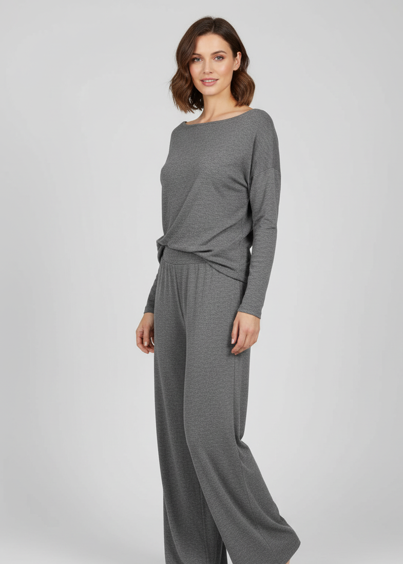 🤎 Completo in maglia a maniche lunghe – CALMA SENSUALE